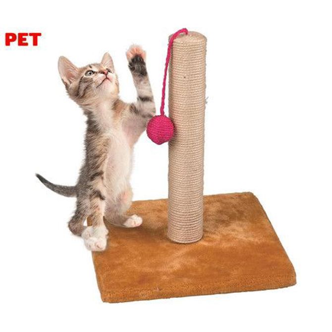 Pet Toys mačje drevo in praskalnik za mačke, 35x30x30cm