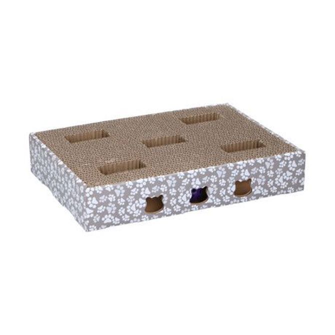 Pet Toys praskalnik za mačke, 3v1, igrača, 34.5x24.5x6.5cm 3