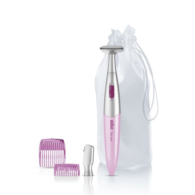 Damski prirezovalnik Braun Silk-épil Bikini Styler FG1100, roza/
