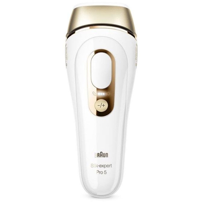 Aparat za trajno odstranjevanje dlak  Braun Silk-expert Pro 5 PL5052 IPL, 500.000 pulzov, UV žarek, 2 načina, 125 bliskov, bela