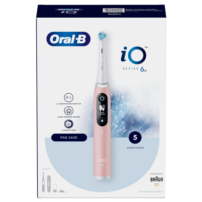 Električna zobna ščetka Oral-B iO Series 6N Pink