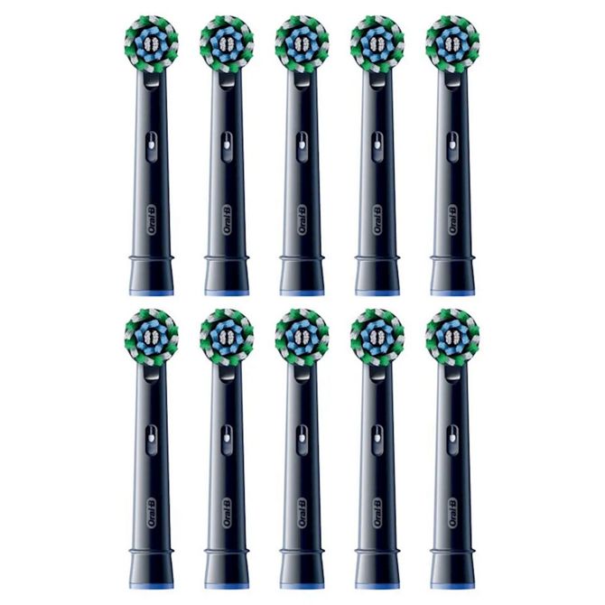 Nastavki za ščetke Braun Oral-B Pro Cross Action, 10 kosov, črna