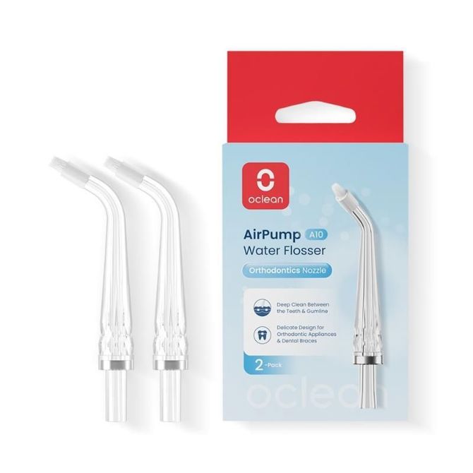Nastavek za ustno prho Oclean AirPump A1 N21 ortodontski, prozoren, 2 kosa