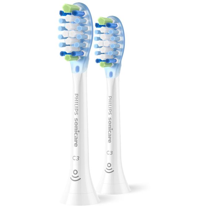Nadomestne glave zobne ščetke Philips HX9042/87, srednje mehke, bela