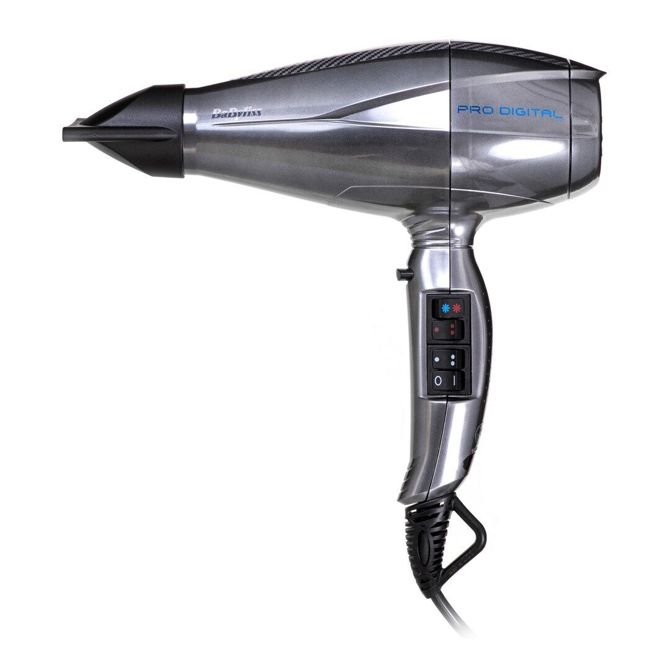Sušilec za lase BaByliss 6000E, 2 temperaturi, 2200 W, siva