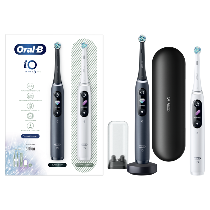 Električna zobna ščetka Oral-b iO7 Duo bela/črna 3