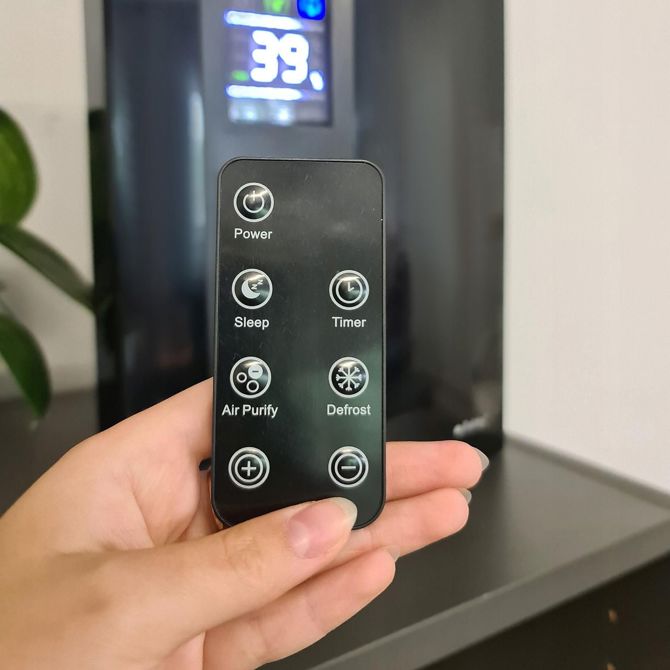 Razvlaževalec in čistilec zraka Ruhhy LCD - absorber vlage 1,8L črn 5