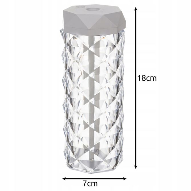 Vlažilec zraka Ruhhy 2v1, LED, RGB, 400ml, nočna lučka 4