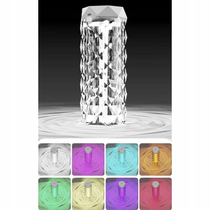 Vlažilec zraka Ruhhy 2v1, LED, RGB, 400ml, nočna lučka 6