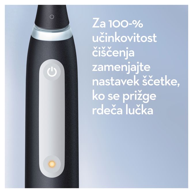 Električna zobna ščetka Oral B iO4, dvojno pakiranje, bela in črna 5