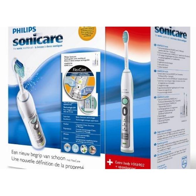 Philips električna zobna ščetka Sonicare FlexCare - dvojno pakiranje HX6932/34 3