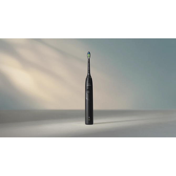 Električna zobna ščetka Philips Sonicare 5300 Series HX7101/01, sonična tehnologija, litij-ionska baterija, 21 dni delovanja, 2 intenzivnosti, nadzor tlaka, črna 4