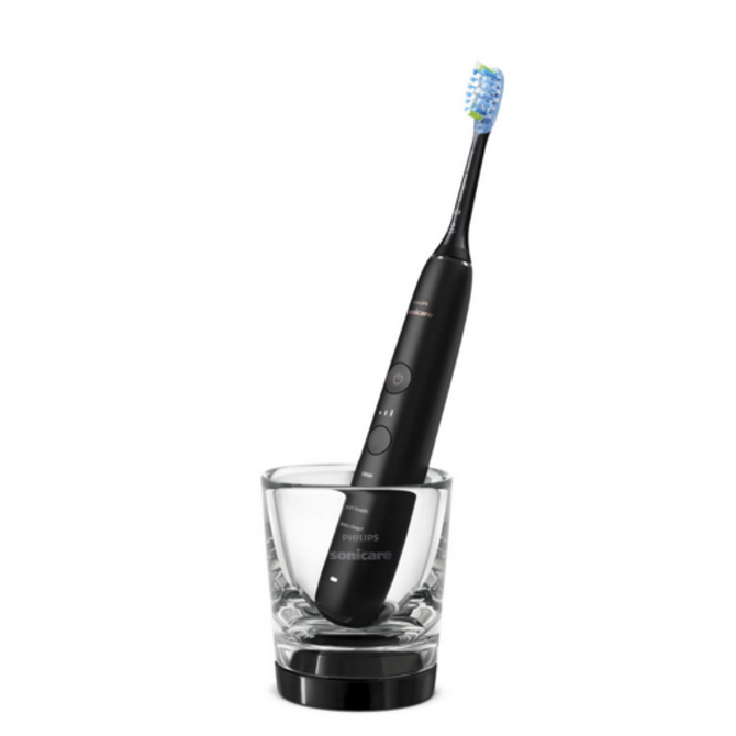 Električna zobna ščetka Philips Sonicare DiamondClean 9000 HX9914/54, sonična, 5 načinov, Bluetooth, komplet 2+2, črna 4