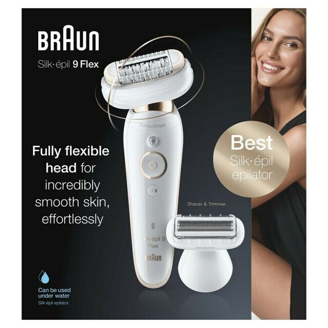 Epilator Braun Silk-épil 9 SES 9002 Flex, pralen, 2 hitrosti 2