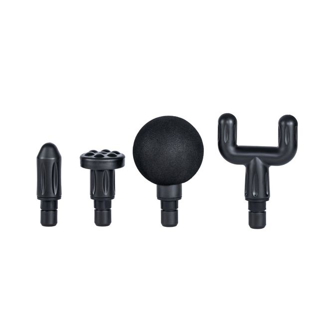 Masažna pištola Extralink Massage Gun Mini, 4 nastavki, črna 3