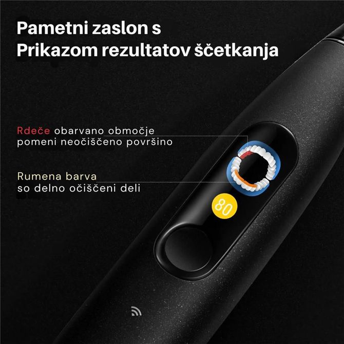 Električna zobna ščetka Oclean  X Ultra 20 Set Črna, Sonični motor 5