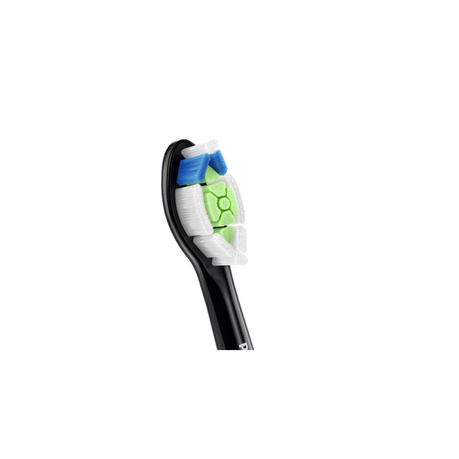 Nastavek za električno zobno ščetko Philips Sonicare HX6064/88 W2 Optimal White, srednje mehka, beljenje zob v 1 tednu, odstrani do 7x več oblog, 4 kosi, črna 3