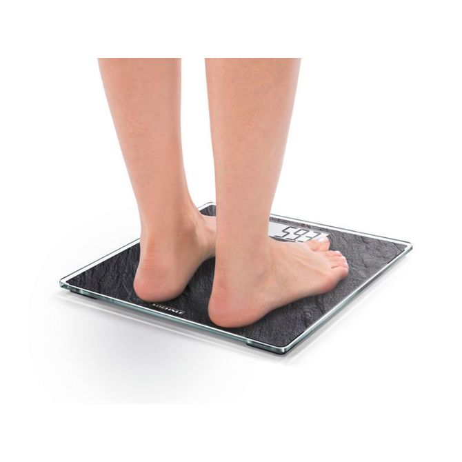 Osebna tehtnica Soehnle Style Sense Compact 300 Slate, LCD zaslon, nosilnost 180 kg, natančnost 100 g, samodejni vklop/izklop, kompaktna oblika 5