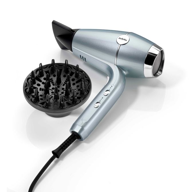 Sušilec za lase BaByliss D773DE, 2 hitrosti, 3 temperature, 2100 W, modra/siva 2