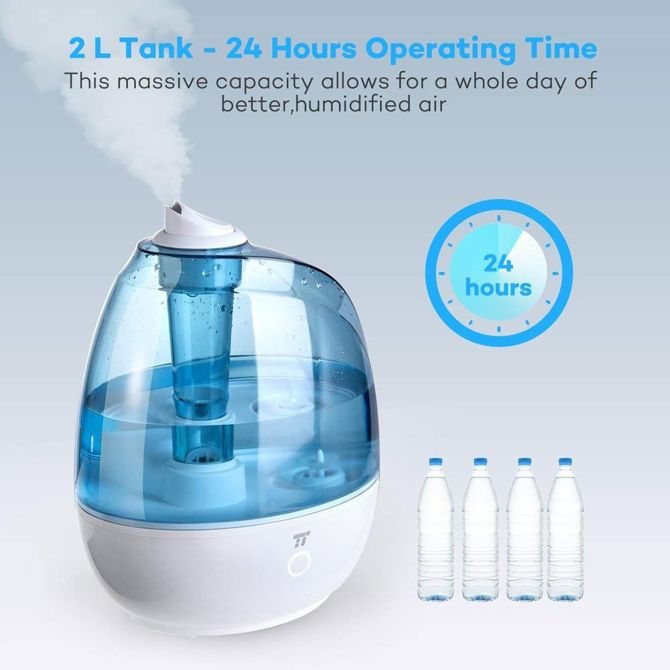 TaoTronics Cool Mist ultrazvočni vlažilec zraka 2L - 78-03000-057 etn01x0jqdfd 2
