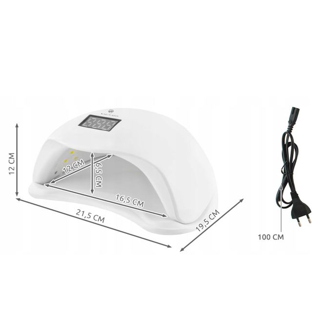 Velika UV 36 LED profesionalna lučka za gel nohte 48W + 10 naprstnikov 2