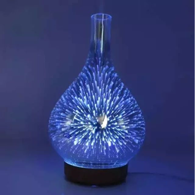 Vlažilec zraka Aroma difuzor KEDO z LED nočno lučko, 11W 2